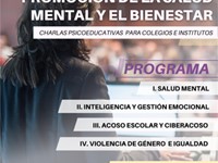 Charlas y talleres psicoeducativos para institutos y colegios