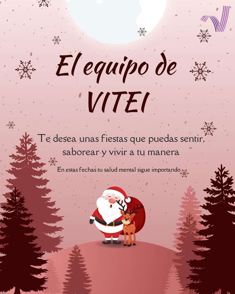 El equipo de VITEI te desea unas fiestas que puedas sentir, saborear y vivir a tu manera.