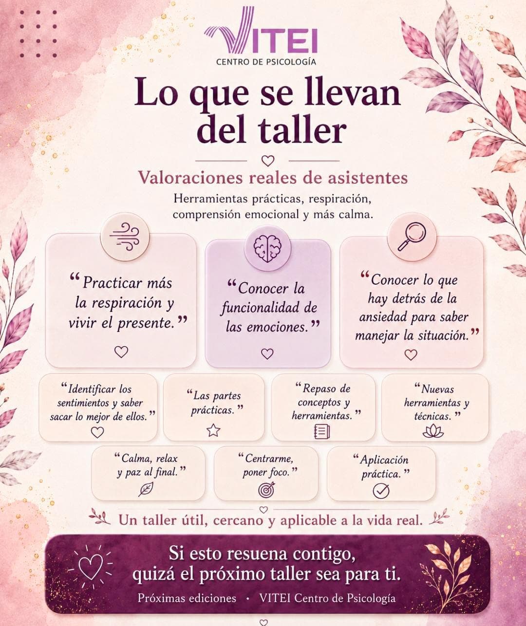 Lo que nos llevamos de vuestras valoraciones: gracias por vivirlo así. - Imagen 1