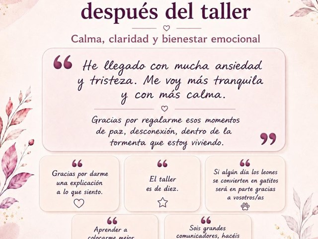 Lo que nos llevamos de vuestras valoraciones: gracias por vivirlo así. 