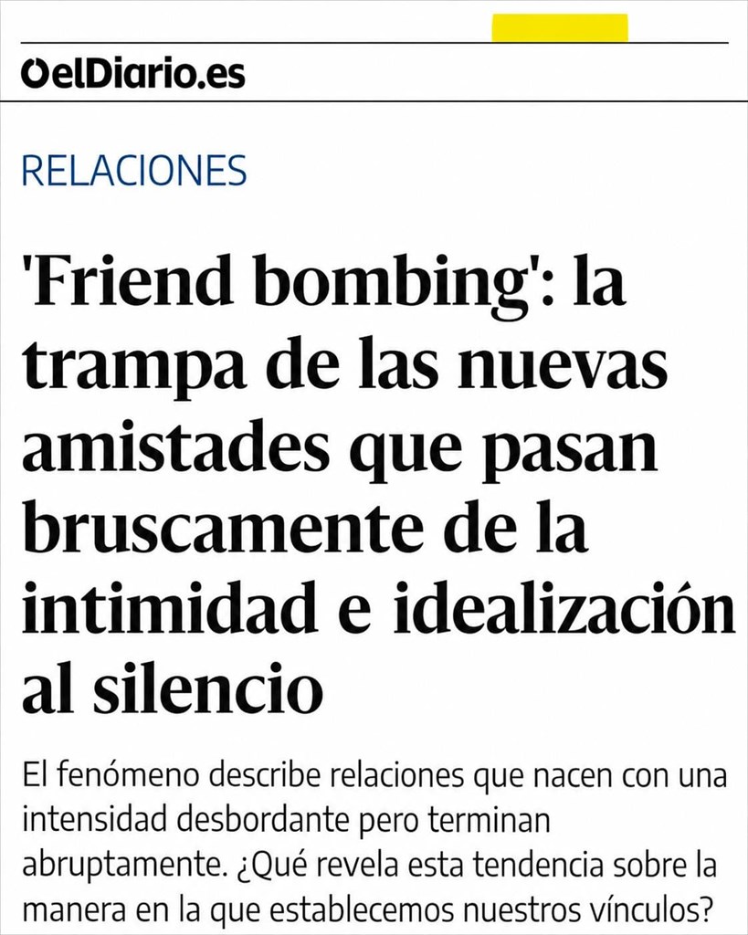 Nueva colaboración en elDiario.es: ¿qué es el friend bombing?