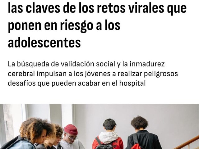 Retos virales peligrosos en adolescentes: claves psicológicas y cómo prevenir 
