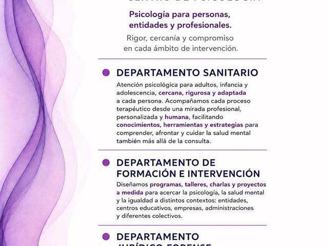 VITEI: psicología sanitaria, formación, intervención y psicología forense
