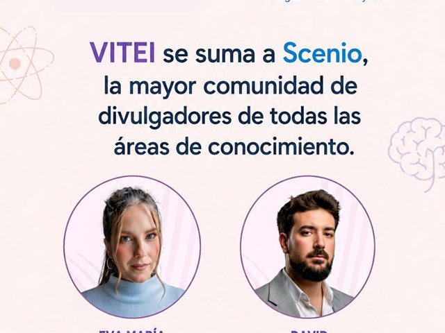 VITEI se suma a Scenio, la mayor comunidad de divulgadores de diferentes áreas.